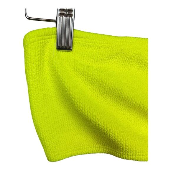 PILYQ Tube Bandeau Bikini‎ Top and Full Bikini Bottom in Pineapple Reef Terry L - Picture 5 of 16